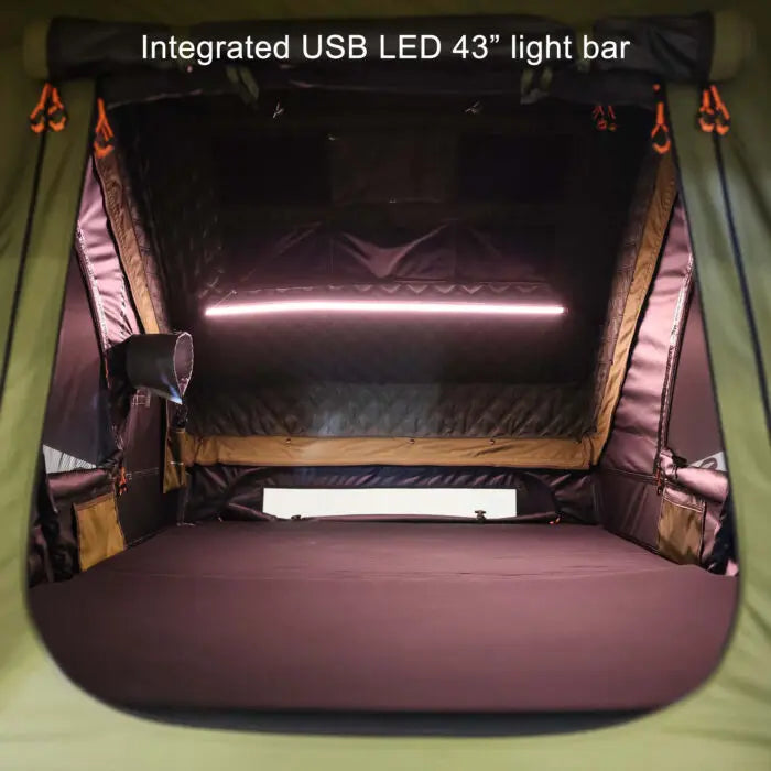 Armadillo Horizon 2: Premium Hardshell Rooftop Tent for All-Season Adventure (Left Open Only)