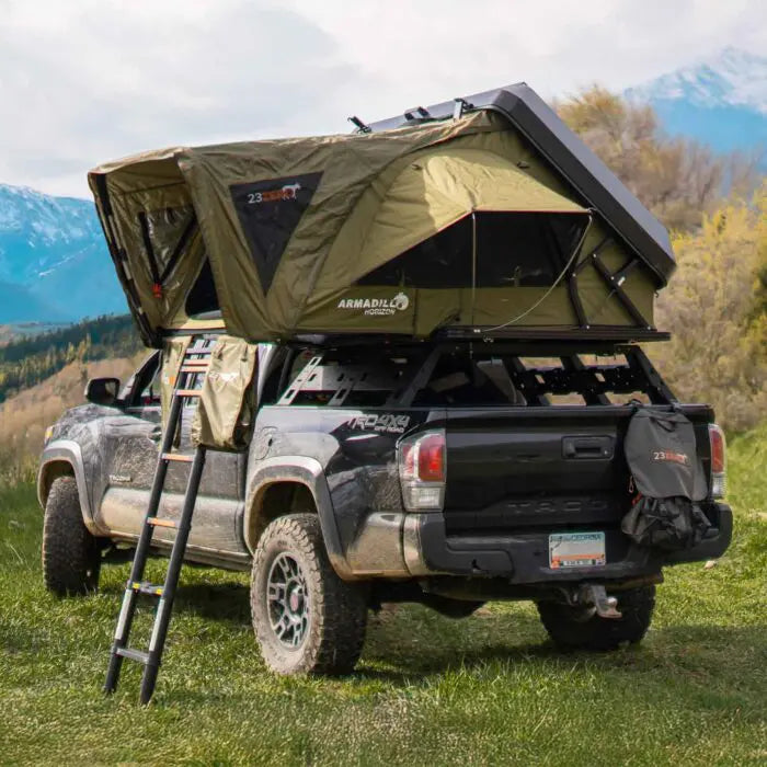 Armadillo Horizon 3: Premium Hardshell Rooftop Tent for All-Season Adventure (Left Open Only)