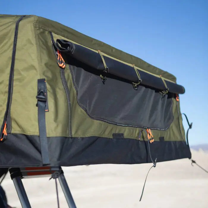 Walkabout 62 2.0 Roof Top Tent Soft Shell – Queen Size Bed + Tall Annex