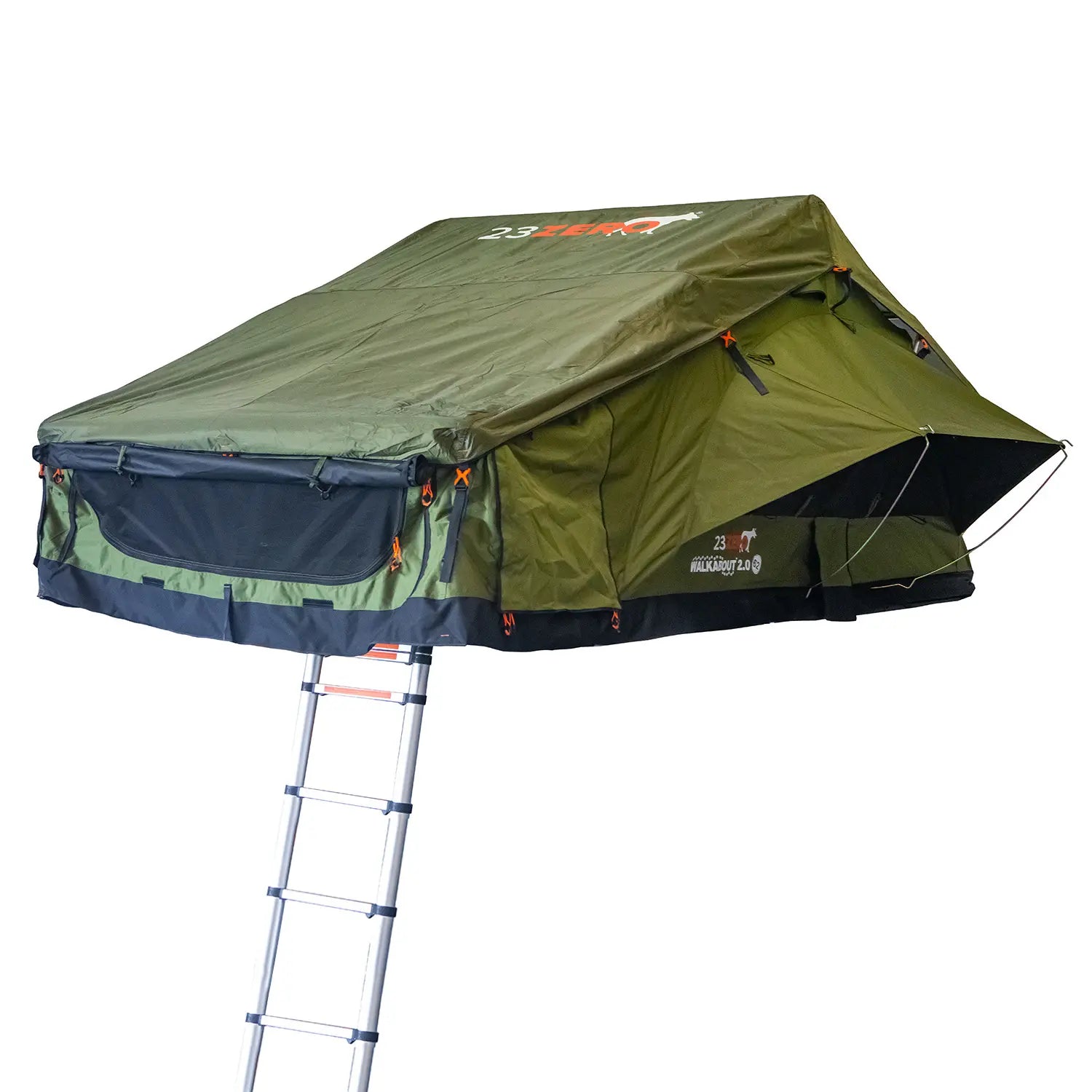 Walkabout 62 2.0 Roof Top Tent Soft Shell – Queen Size Bed + Tall Annex