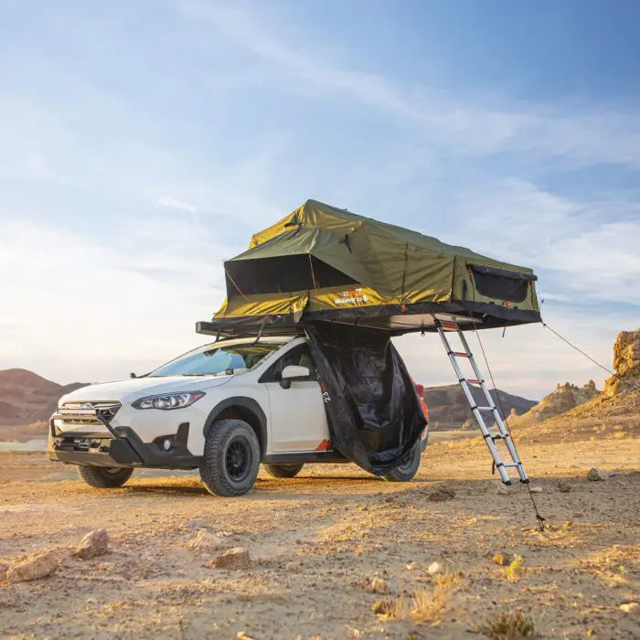 Walkabout 62 2.0 Roof Top Tent Soft Shell – Queen Size Bed + Tall Annex