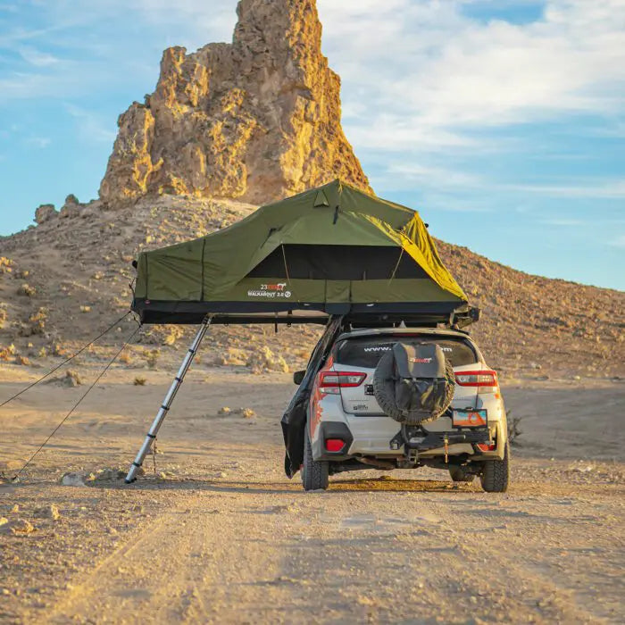 Walkabout 62 2.0 Roof Top Tent Soft Shell – Queen Size Bed + Tall Annex