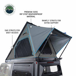 MagPak - Camper Shell/Roof Top Tent Combo with Lights, Rear Molle Panel, Side Tie Downs, Front & Rear Windows