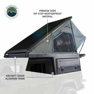 MagPak - Camper Shell/Roof Top Tent Combo with Lights, Rear Molle Panel, Side Tie Downs, Front & Rear Windows