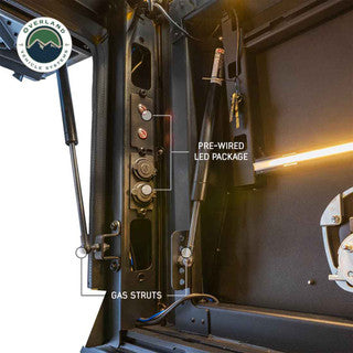 MagPak - Camper Shell/Roof Top Tent Combo with Lights, Rear Molle Panel, Side Tie Downs, Front & Rear Windows