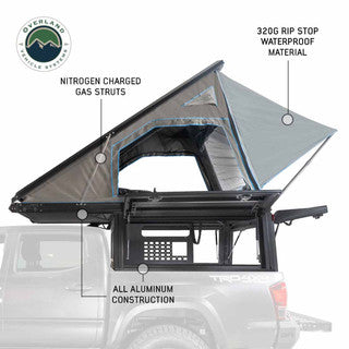 MagPak - Camper Shell/Roof Top Tent Combo with Lights, Rear Molle Panel, Side Tie Downs, Front & Rear Windows