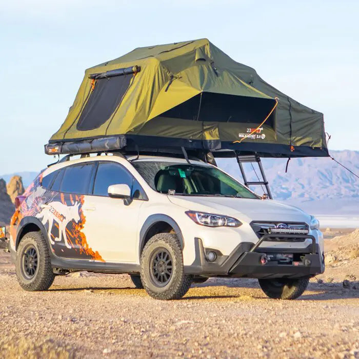 Walkabout 62 2.0 Roof Top Tent Soft Shell – Queen Size Bed + Tall Annex